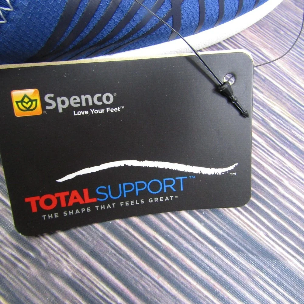 Spenco Thrust Slide Mens Size 12 True Navy Blue Orthotic Sandals 39-855-12
